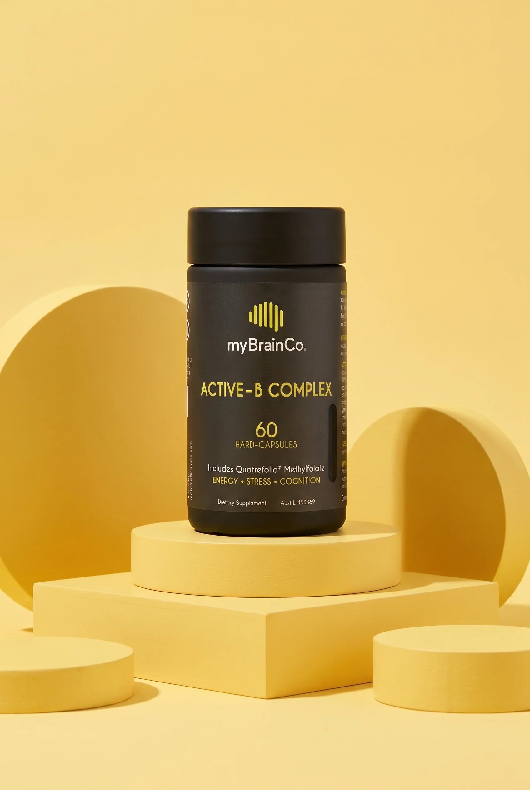 Activated B vitamins for daily energy, focus and stress support
