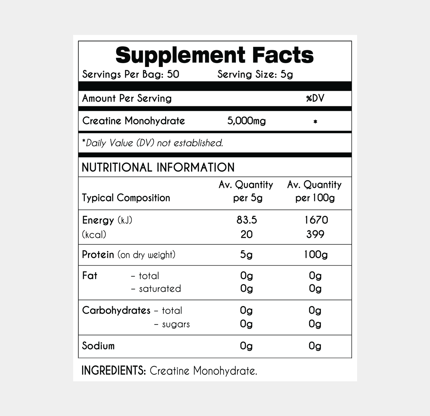 CREATINE MONO